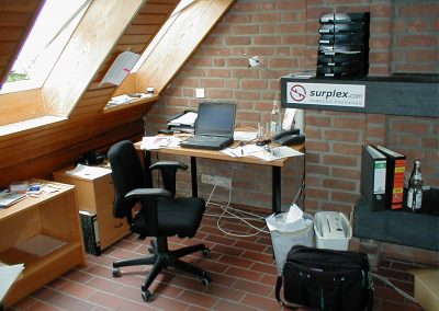 1999 : le premier bureau du Surplex