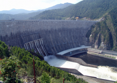 10. Sayano-Shushenskaya Dam // Russia (6.4 GW)